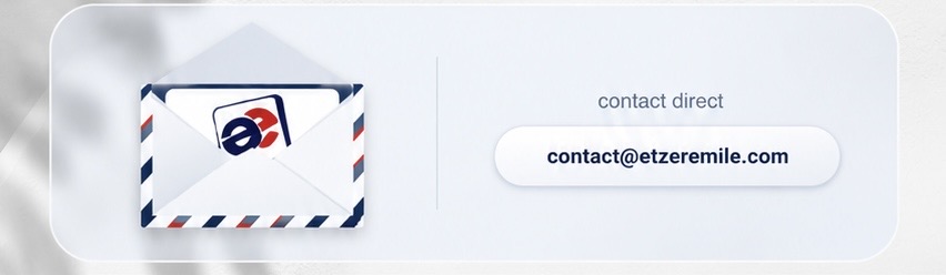 Enveloppe avec le logo d’Etzer Emile